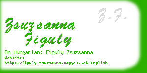 zsuzsanna figuly business card